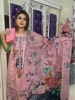 লাক্সারি কালারফুল আল কারি পাকিস্তানি ইন্সপায়ার প্রিমিয়াম কটন সুতি ড্রেস। - Image 2