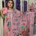 লাক্সারি কালারফুল আল কারি পাকিস্তানি ইন্সপায়ার প্রিমিয়াম কটন সুতি ড্রেস।