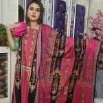 লাক্সারি কালারফুল আল কারি পাকিস্তানি ইন্সপায়ার প্রিমিয়াম কটন সুতি ড্রেস।