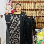 🌺🌺প্রিমিয়াম স্টার সিকুইনজের বেক্সি কটন বাটিক ড্রেস। 👗