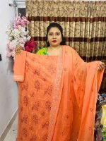 🌹🌹🌹লাক্সারি কালারফুল ভিআইপি পাকিজা প্রিমিয়াম কটন সুতি ড্রেস। 🌺 (Copy)