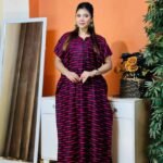 অরিজিনাল চায়না লিনেন এর লং কাফতান মেক্সি