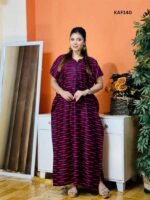 অরিজিনাল চায়না লিনেন এর লং কাফতান মেক্সি