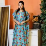 অরিজিনাল চায়না লিনেন এর লং কাফতান মেক্সি