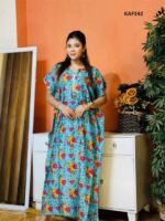 অরিজিনাল চায়না লিনেন এর লং কাফতান মেক্সি